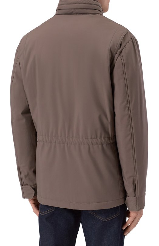 Утепленная куртка Andrea Campagna M0D^^HERMAN/VIN Коричневый  M0D^^HERMAN/VIN Фото 4