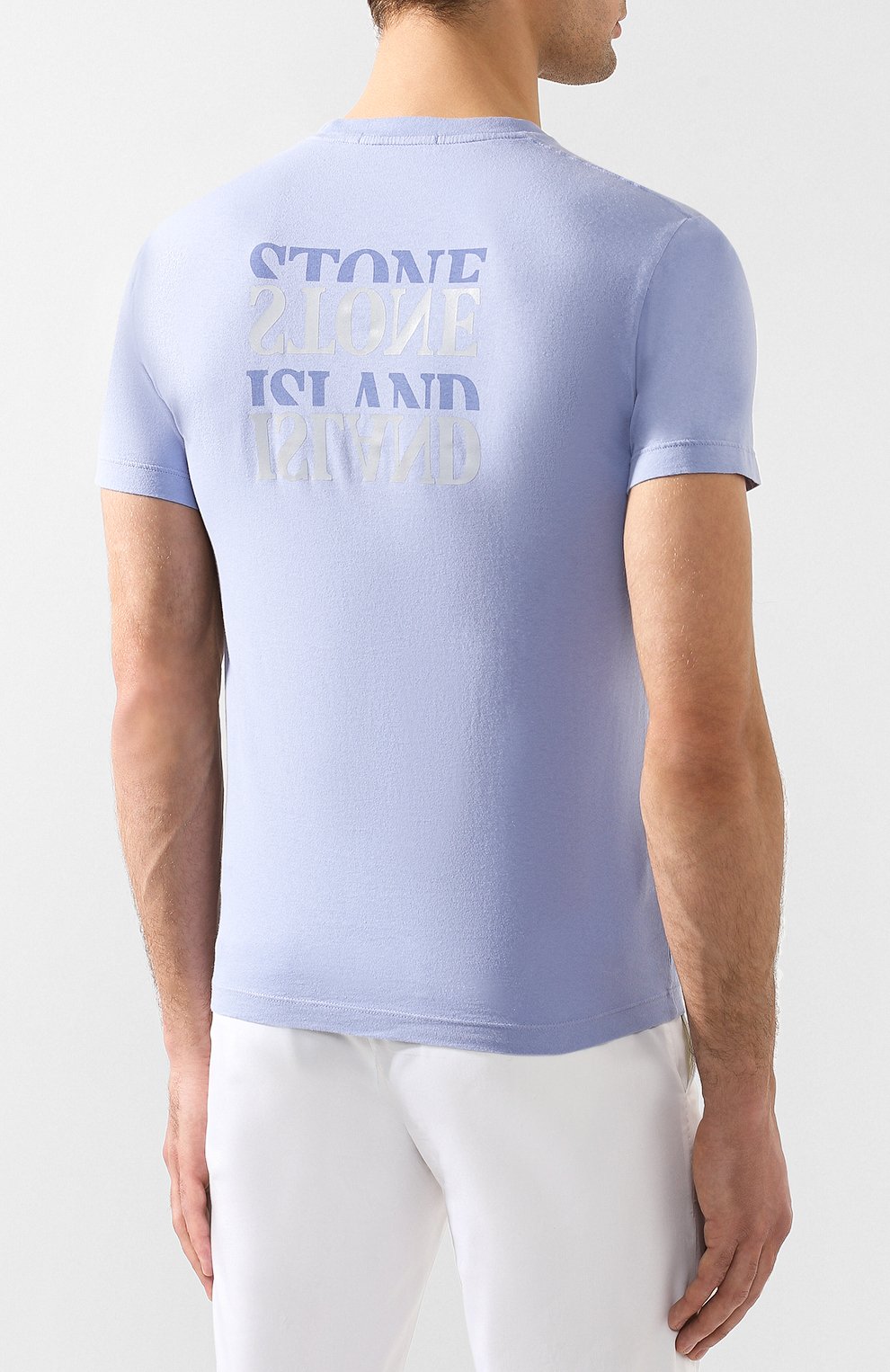 Хлопковая футболка  STONE ISLAND, арт. 70152NS89, фото 4