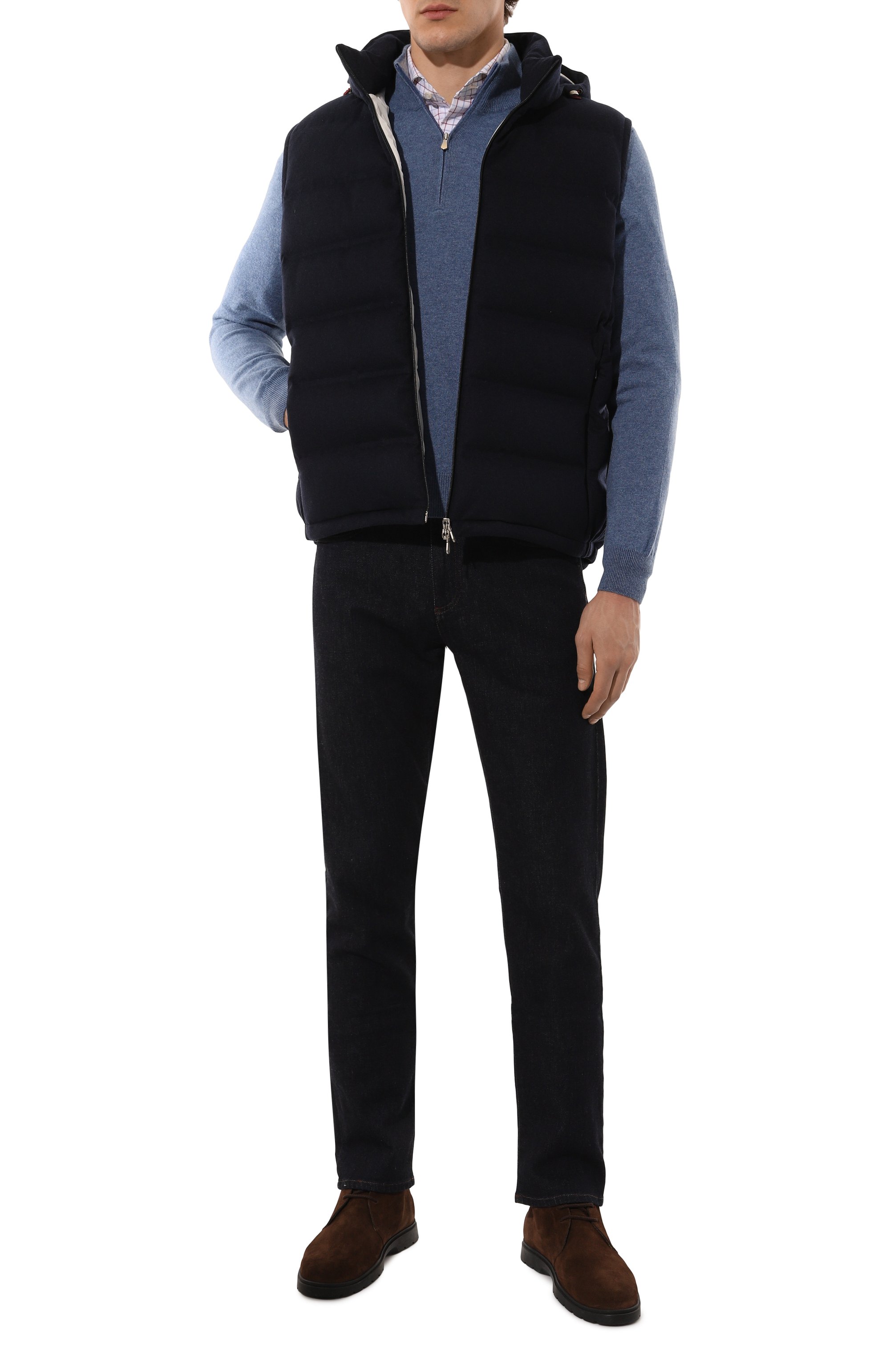 Пуховый жилет BRUNELLO CUCINELLI, арт. MQ4631608, фото 2