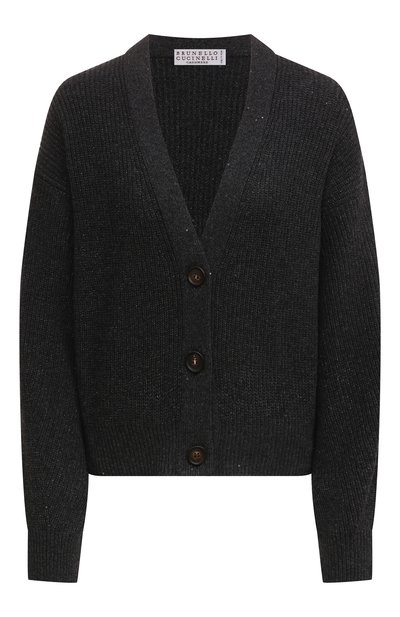 Женский кардиган из кашемира и шерсти BRUNELLO CUCINELLI, арт. MBM756906P