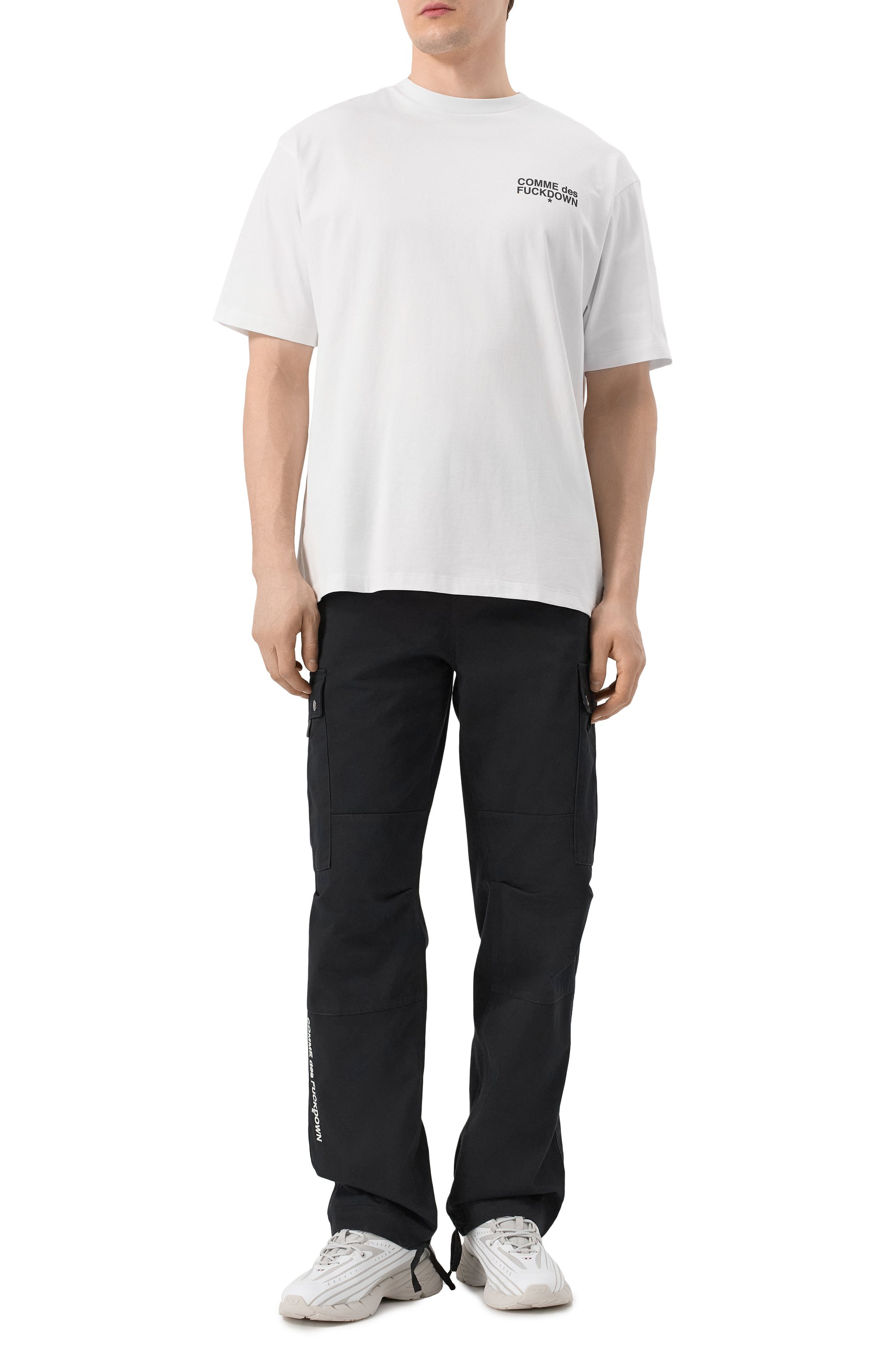 Хлопковая футболка COMME DES FUCKDOWN, арт. CFABM01509, фото 2