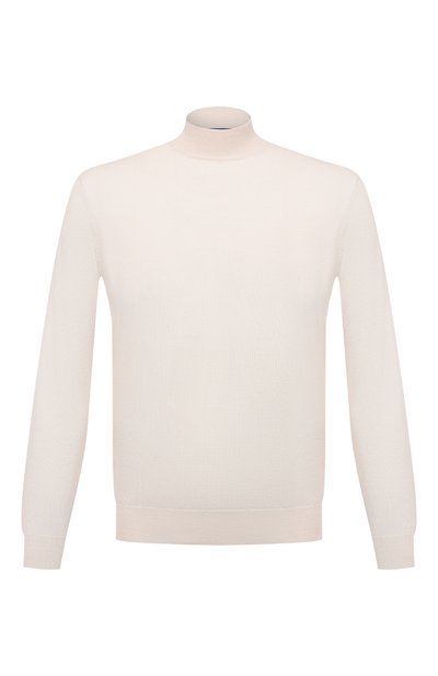 Водолазка из шерсти и шелка ANDREA CAMPAGNA кремового цвета по цене 43950 руб., арт. LU1ML LSC18R, фото 1 Водолазка из шерсти и шелка ANDREA CAMPAGNA, арт. LU1ML LSC18R, фото 1