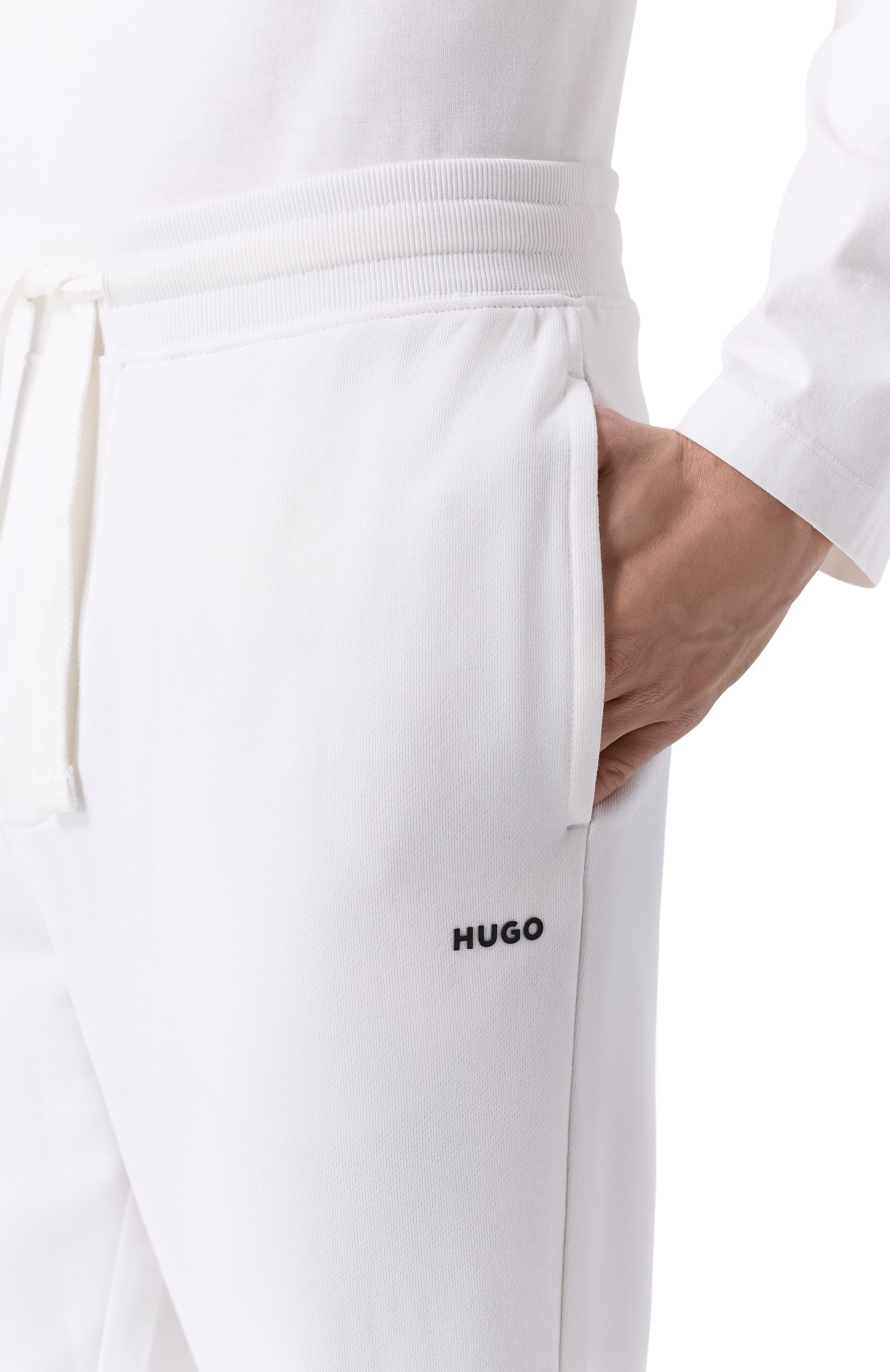 Хлопковые джоггеры HUGO, арт. 50489617, фото 5