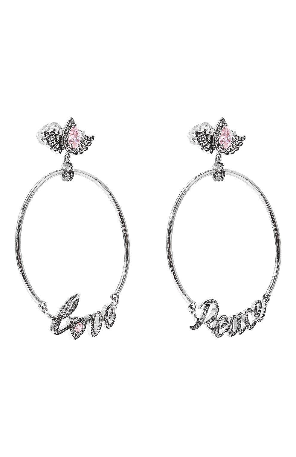 Серьги love and peace QUEENSBEE, арт. 201383, фото 4