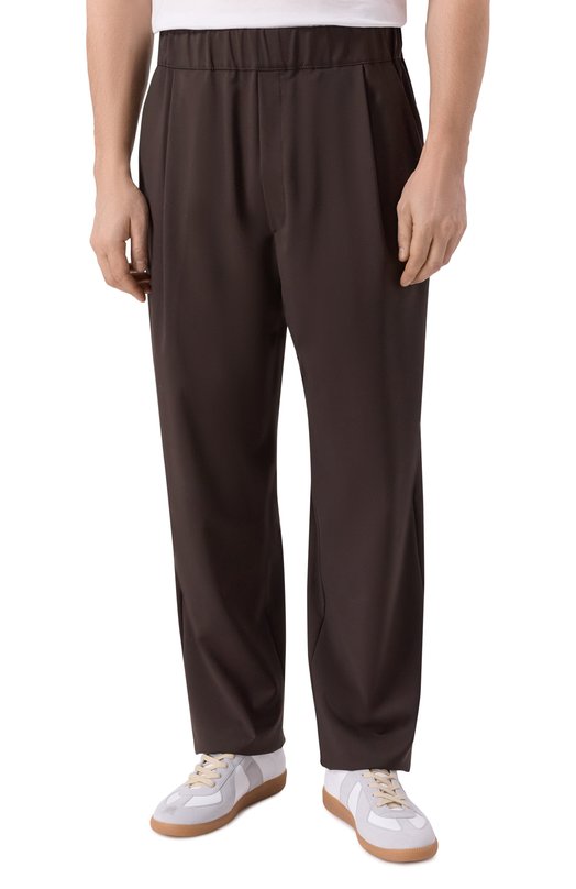 Шерстяные брюки Laneus F5LAMAKT124 Коричневый  F5LAMAKT124 Фото 3