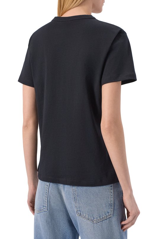 Хлопковая футболка HUGO 50562145 Чёрный  50562145 Фото 4