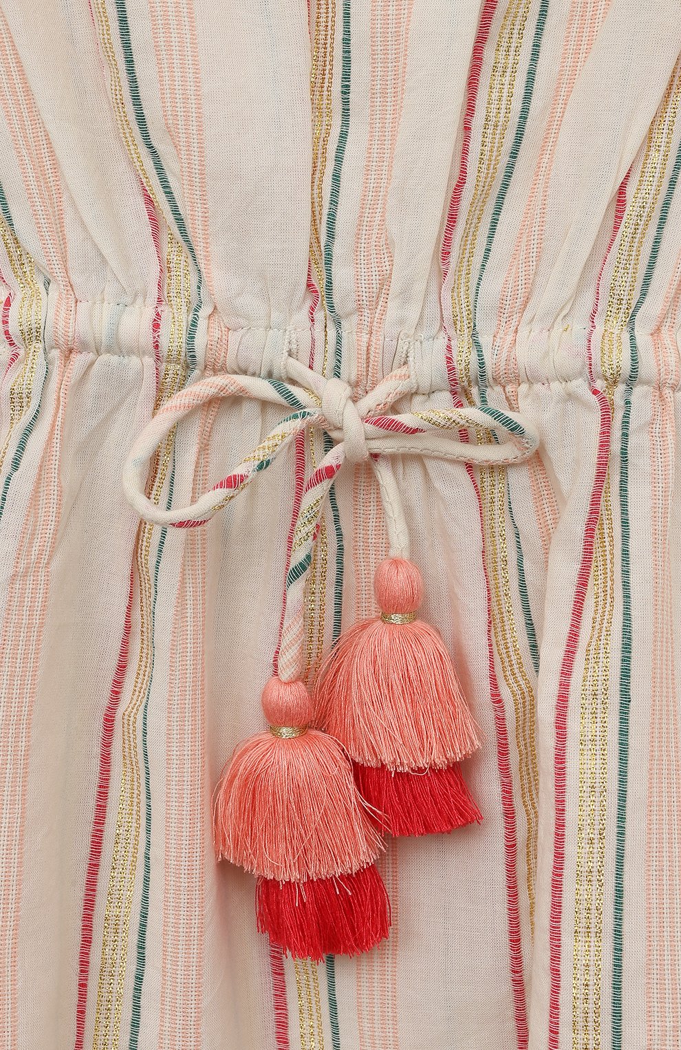 Хлопковая туника LISON PARIS, арт. LUREX STRIPE CAFTAN, фото 3