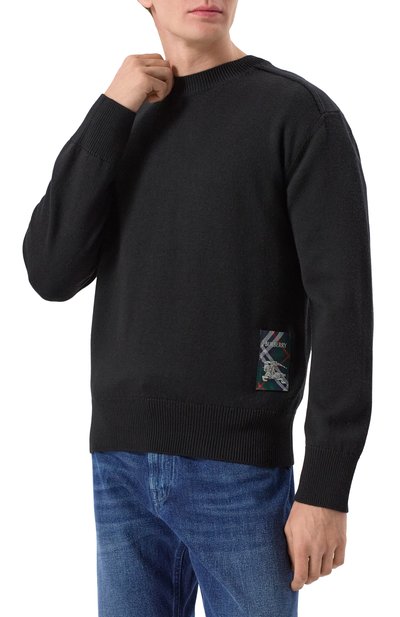 Шерстяной джемпер BURBERRY, арт. 8102494, фото 3