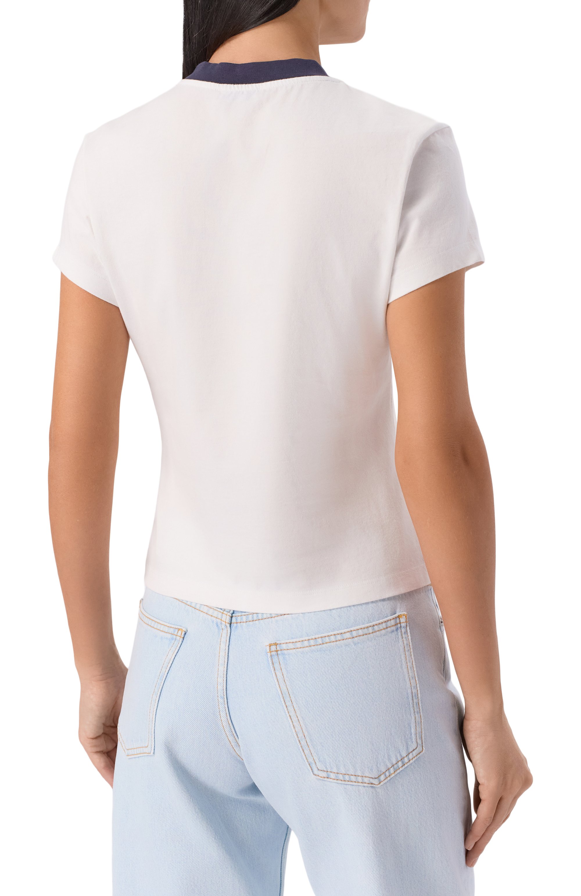 Хлопковая футболка OFF-WHITE, арт. 0WAA112F25JER001, фото 4