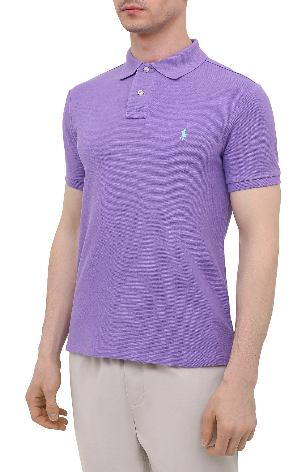 Хлопковое поло POLO RALPH LAUREN, арт. 710795080, фото 3