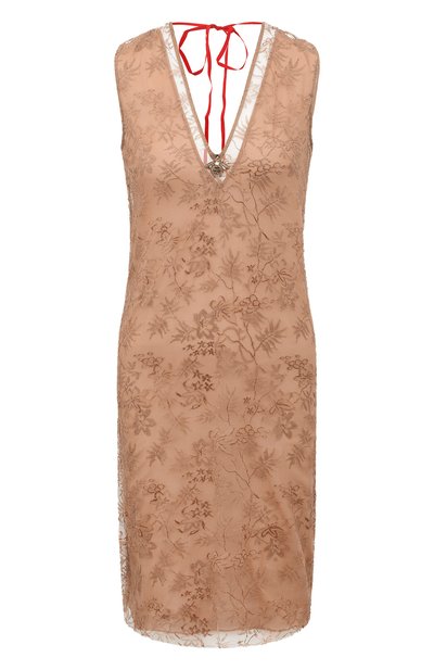 Женское шелк овое платье GUCCI, арт. 663840 ZFK01
