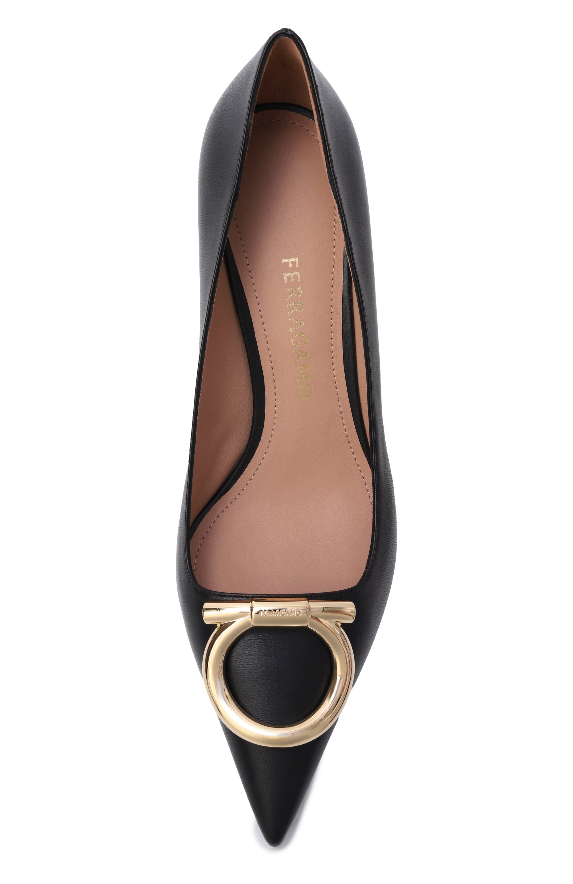 Кожаные туфли lara 70 FERRAGAMO, арт. 01K468/784, фото 6