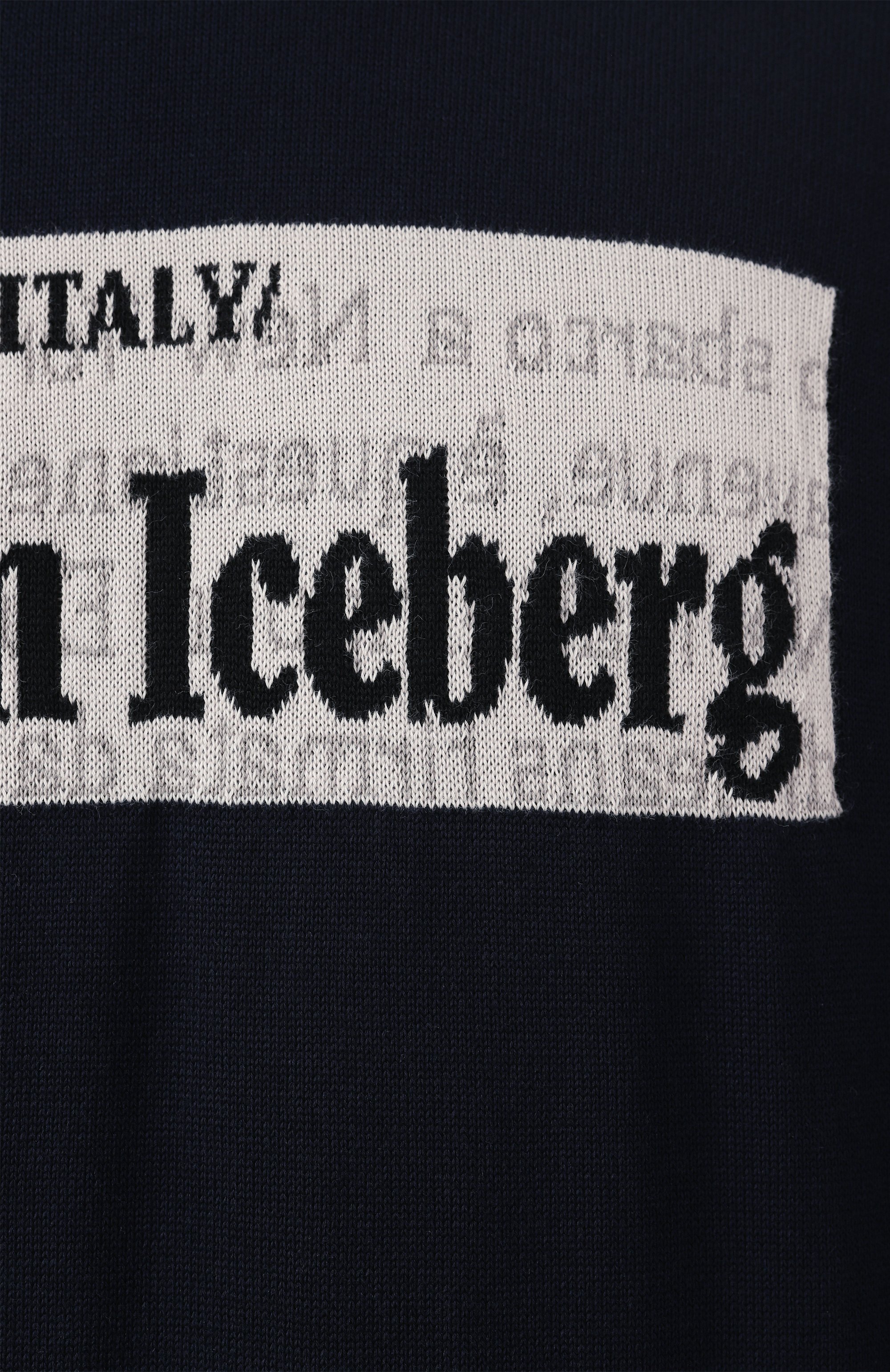 Хлопковый джемпер ICEBERG, арт. A013/7604, фото 6