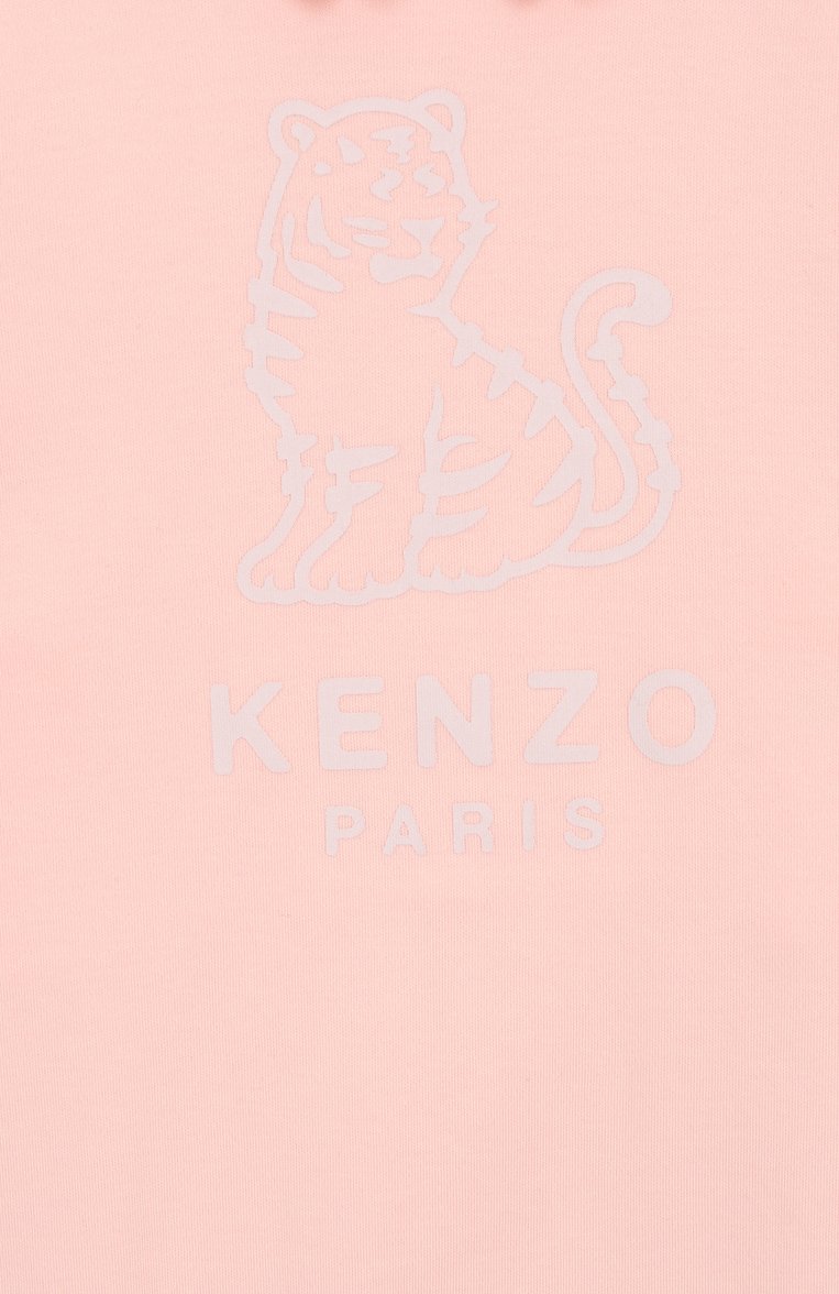 Детский комплект из двух комбинезонов KENZO светло-розового цвета, арт. K60869 | Фото 7 (Материал внешний: Хлопок; Нос: Не проставлено; Ростовка одежда: 0 - 3 мес | 50 - 60 см, 6 мес | 68 см, 3 мес | 62 см)