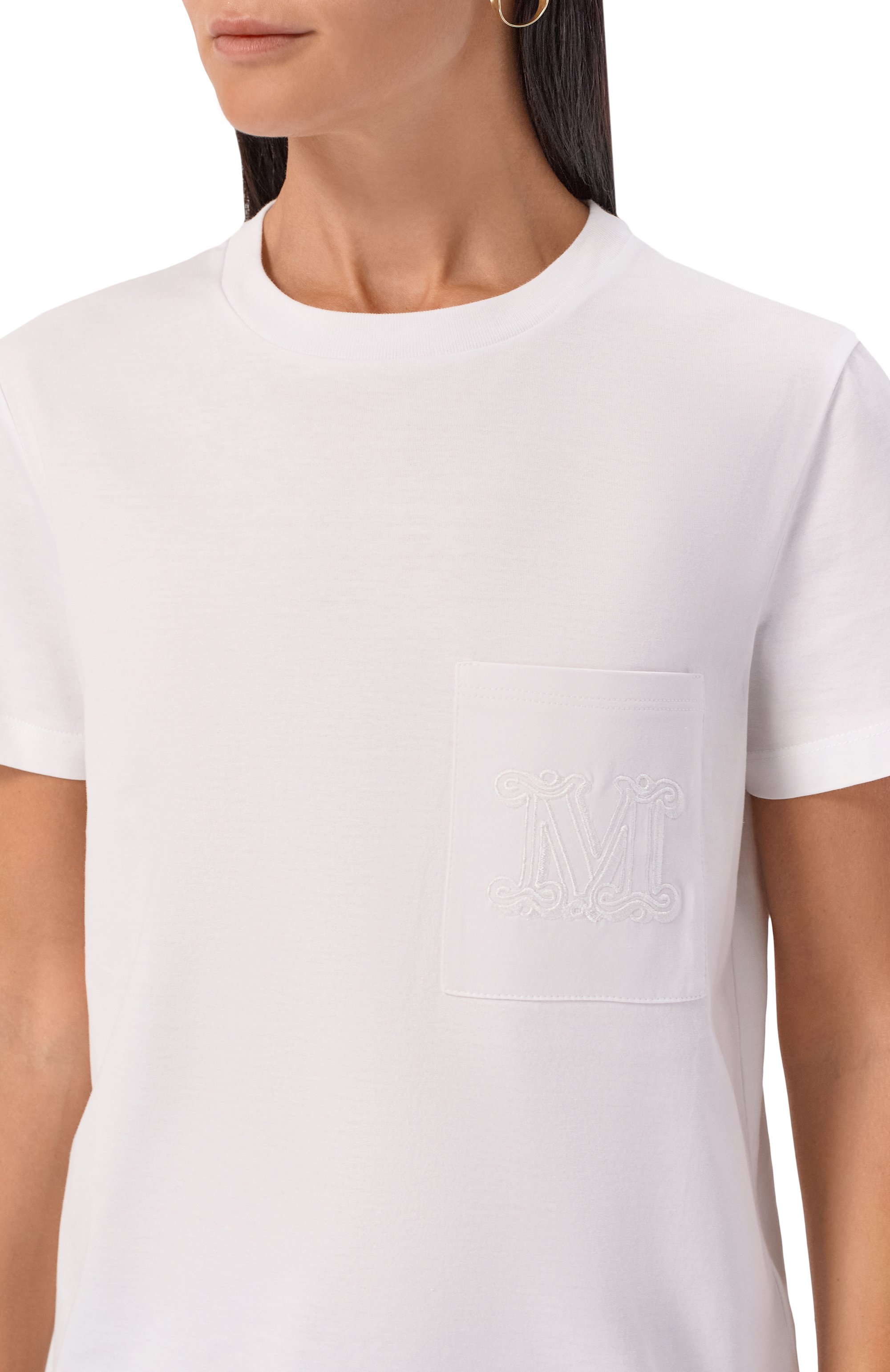 Хлопковая футболка MAX MARA, арт. PAPAIA, фото 5