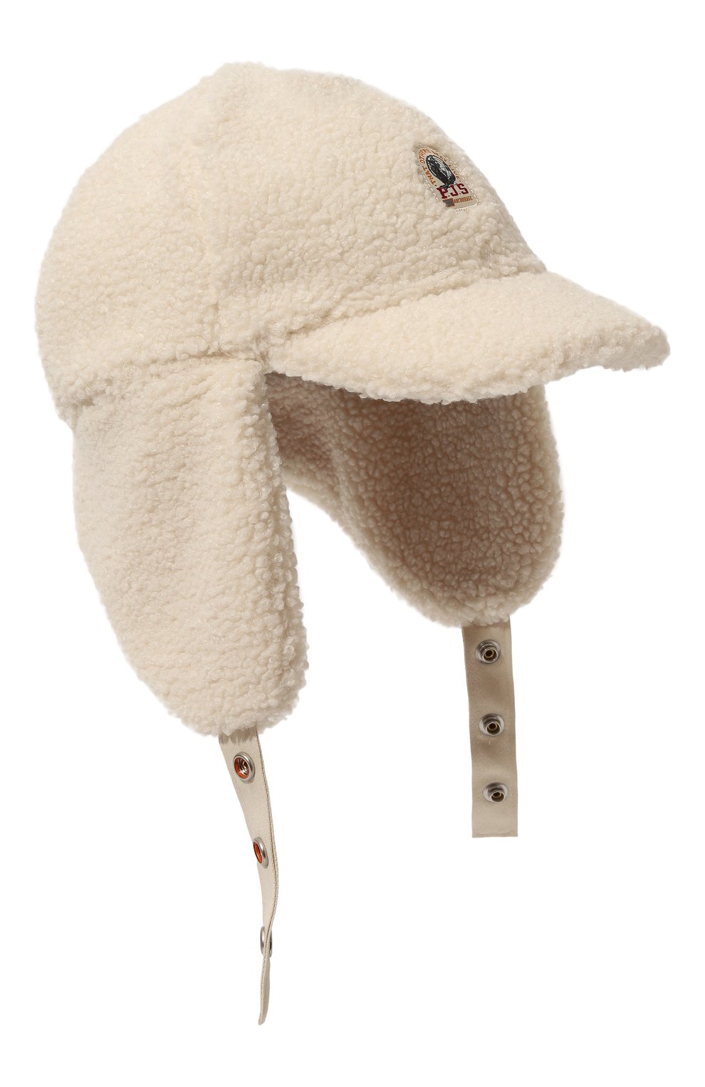 Шапка-ушанка PARAJUMPERS кремового цвета по цене 11550 руб., арт. PAHAHA41, фото 1 Шапка-ушанка PARAJUMPERS, арт. PAHAHA41, фото 1