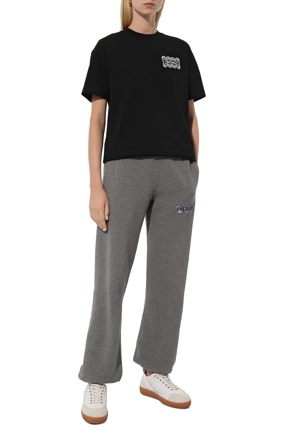 Хлопковая футболка OFF-WHITE, арт. 0WAA089F24JER007, фото 2