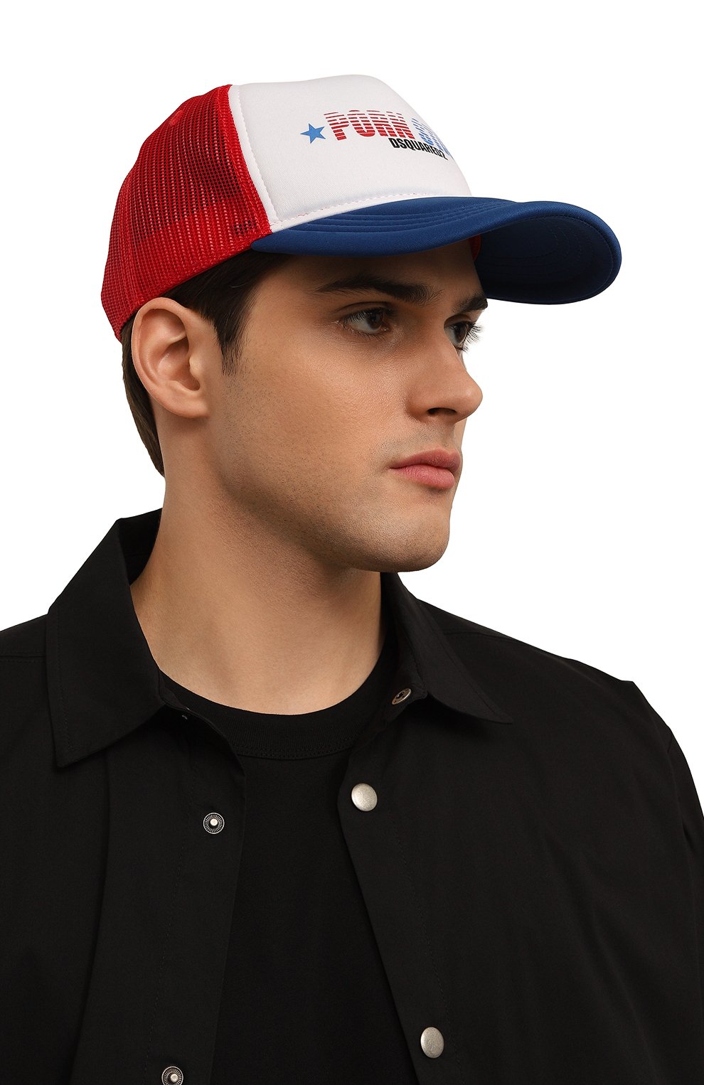 Бейсболка DSQUARED2 разноцветного цвета по цене 32200 руб., арт. BCM0814, фото 2 Бейсболка DSQUARED2, арт. BCM0814, фото 2