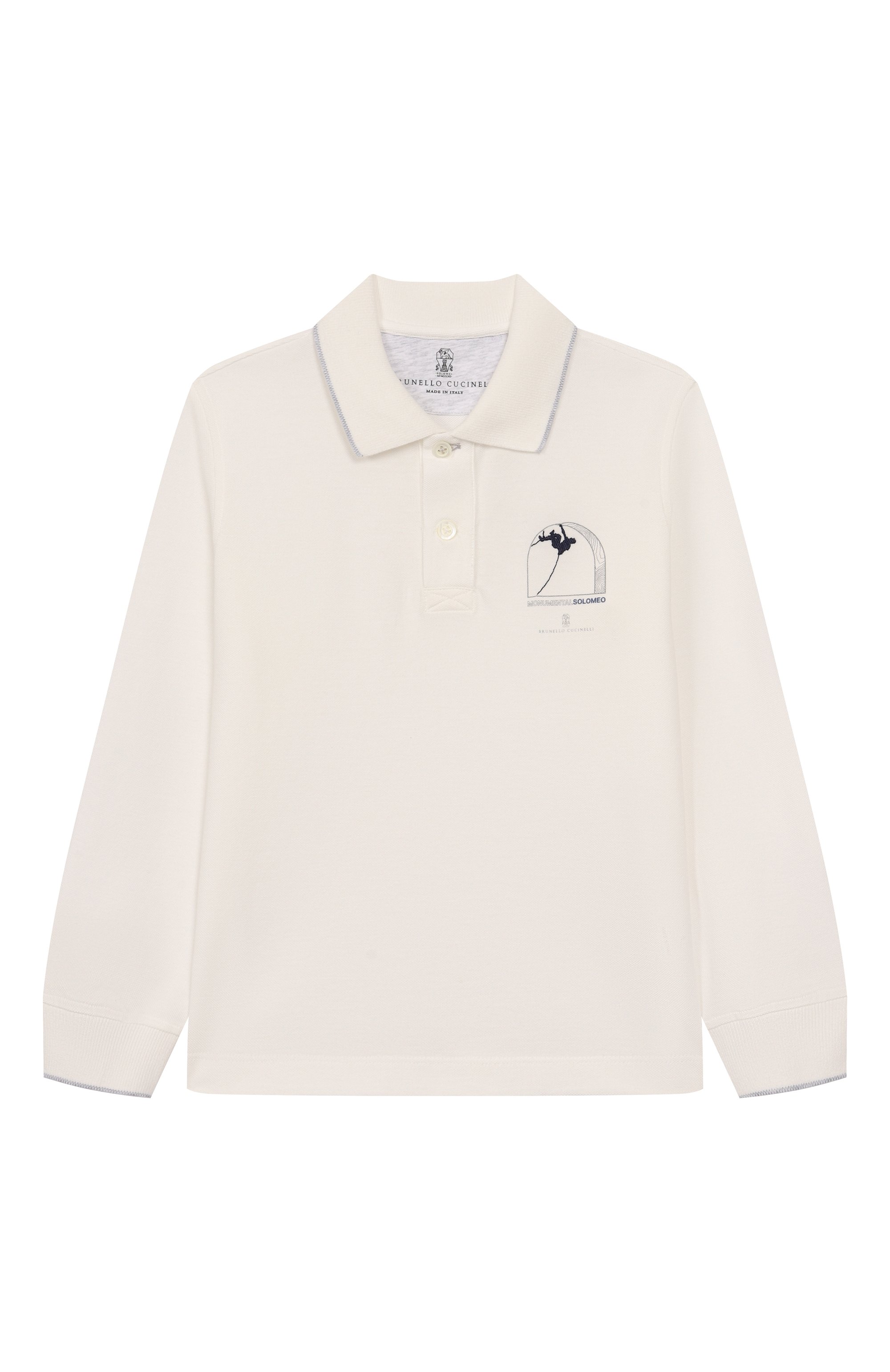 Хлопковое поло BRUNELLO CUCINELLI, арт. BE854T327B, фото 1