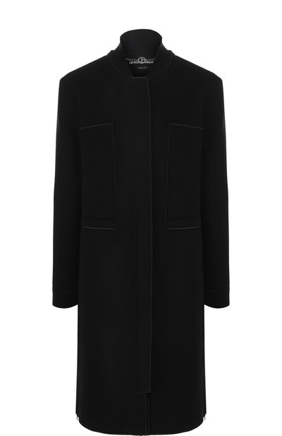 Женское пальто из смеси шерсти и хлопка GIORGIO ARMANI, арт. 8WH0L00H/T001I