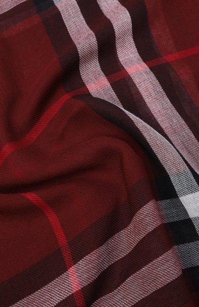 Шерстяной шарф BURBERRY бордового цвета по цене 64700 руб., арт. 8110471, фото 3 Шерстяной шарф BURBERRY, арт. 8110471, фото 3