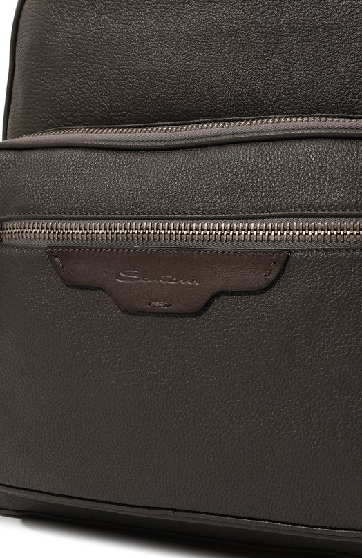 Кожаный рюкзак Santoni UIBBA2364EN-ASP6Z29 Серый  UIBBA2364EN-ASP6Z29 Фото 3