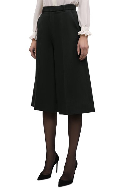 Шерстяные шорты-бермуды SAINT LAURENT, арт. 667906/Y3D35, фото 3