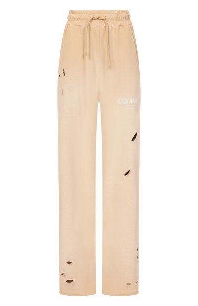 Женские хлопковые брюки COMME DES FUCKDOWN, арт. CFABW01237