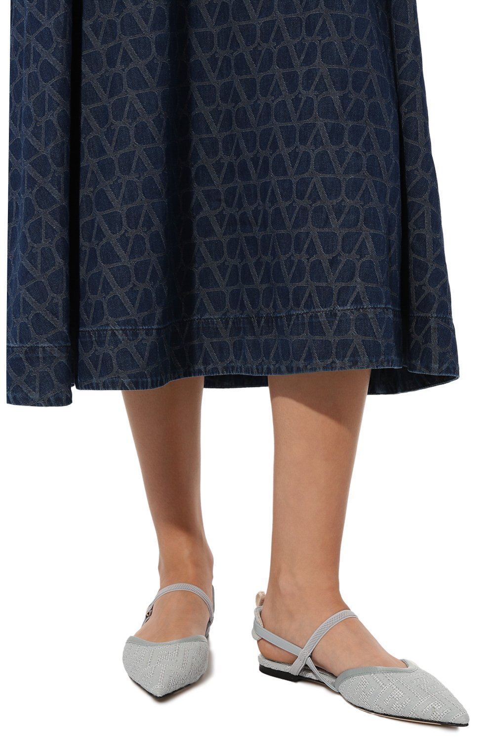 Текстильные балетки colibri lite FENDI, арт. 8J8463/AQY7, фото 3