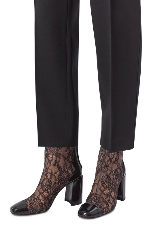 Комбинированные ботильоны Jimmy Choo KISUCRYSTALAB45DYJ Чёрный  KISUCRYSTALAB45DYJ Фото 2