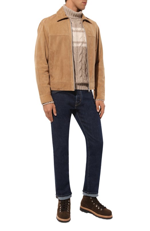 Замшевые хайкеры Andrea Ventura Firenze Коричневый, фото 2