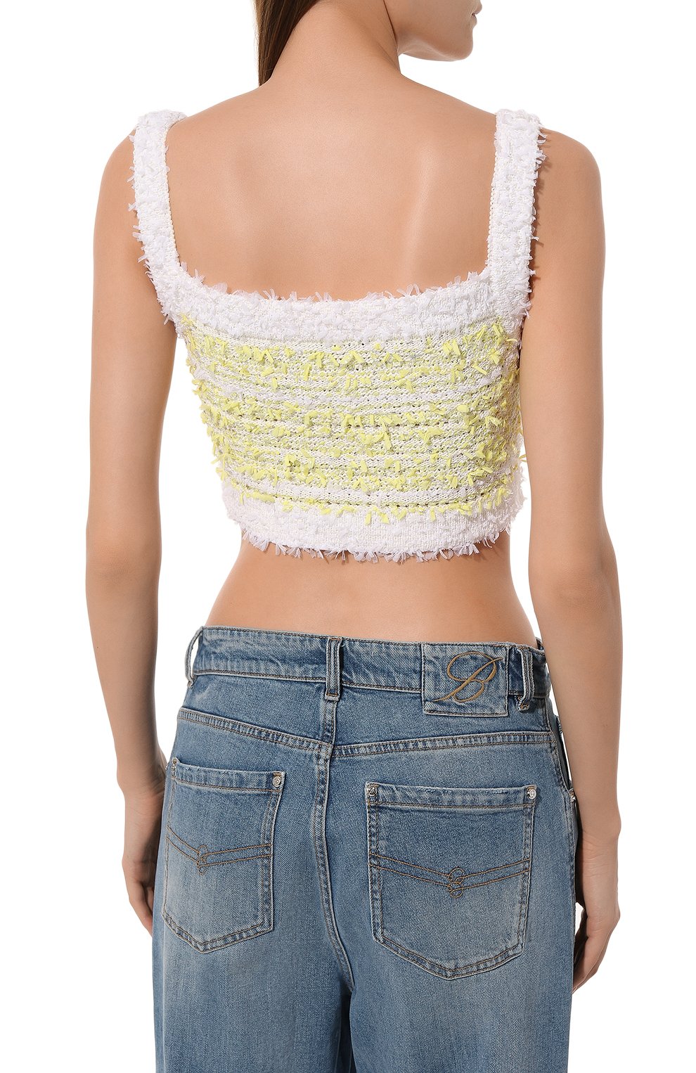 Хлопковый топ BALMAIN, арт. DF1AB052/KG71, фото 4