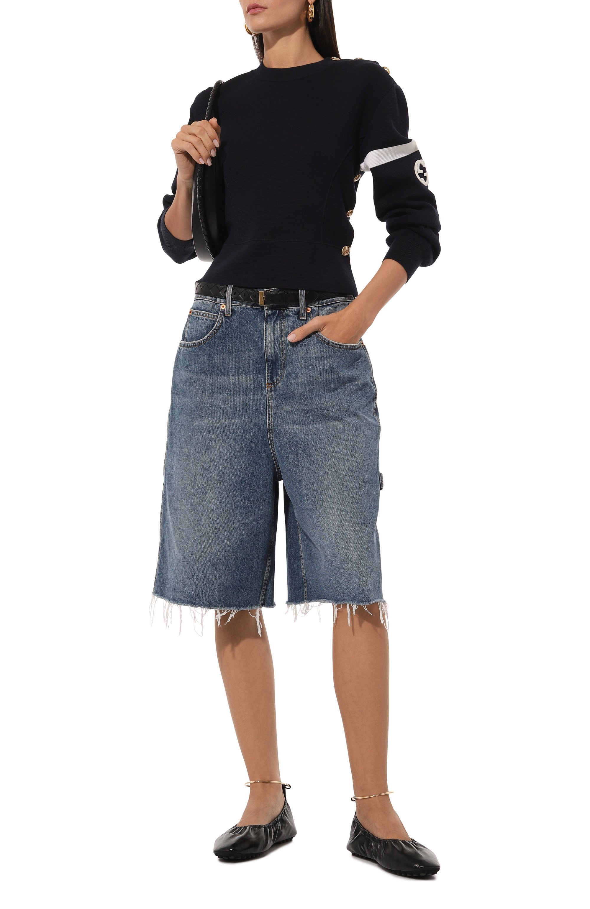 Джинсовые шорты GUCCI, арт. 776537/XDCU5, фото 2