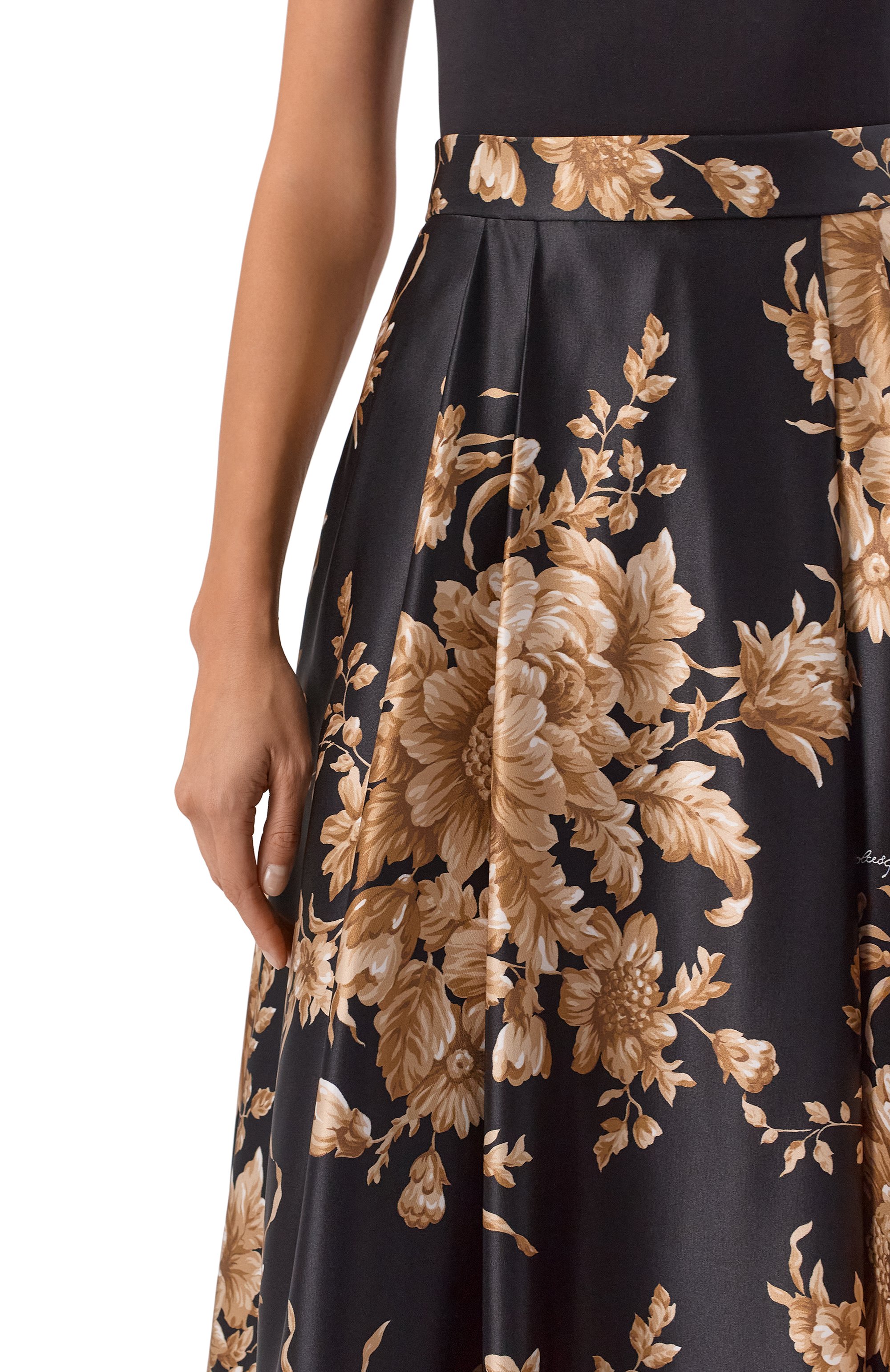 Шелковая юбка DOLCE & GABBANA, арт. F4C6VT/IS1ZU, фото 5