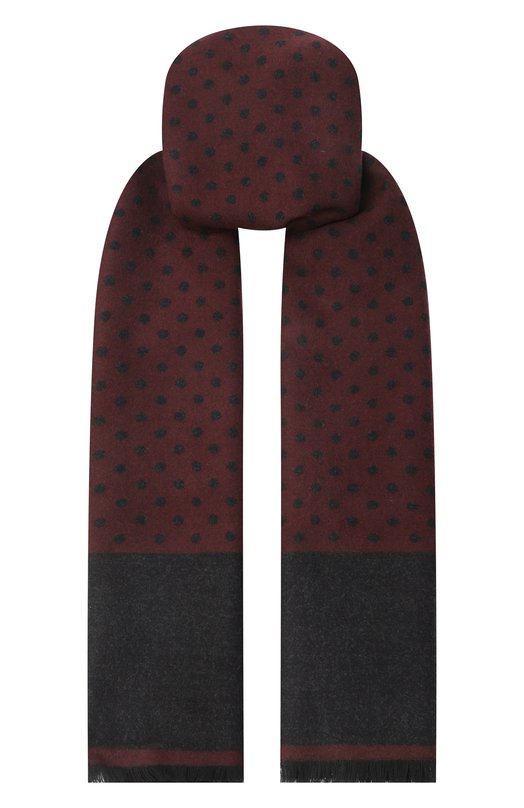 

Шарф из шерсти и шелка Sartorio, Бордовый