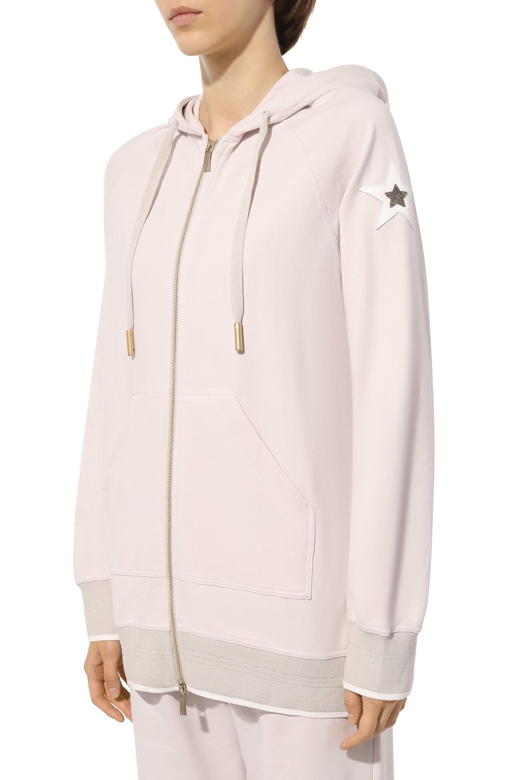 Хлопковая толстовка LORENA ANTONIAZZI, арт. FE06BA/9999, фото 3