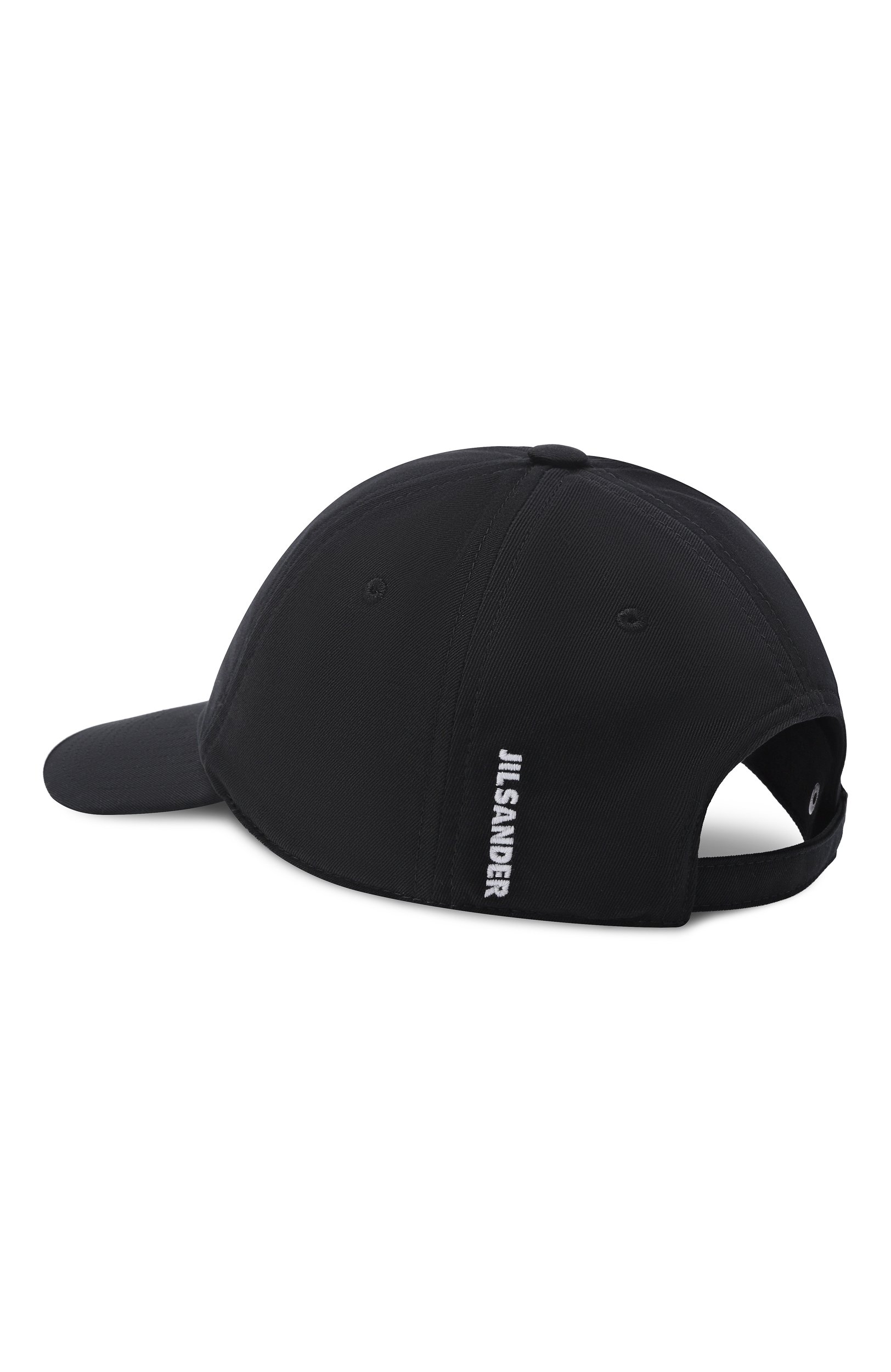 Хлопковая бейсболка JIL SANDER черного цвета по цене 35500 руб., арт. J02TC0113/J45349, фото 2 Хлопковая бейсболка JIL SANDER, арт. J02TC0113/J45349, фото 2