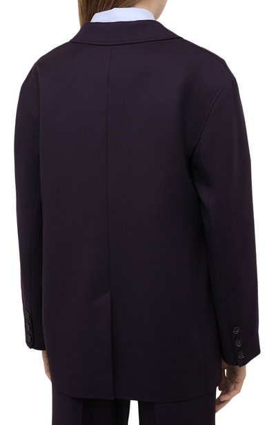 Шерстяной жакет JM STUDIO фиолетового цвета по цене 38460 руб., арт. FW212203, фото 4 Шерстяной жакет JM STUDIO, арт. FW212203, фото 4