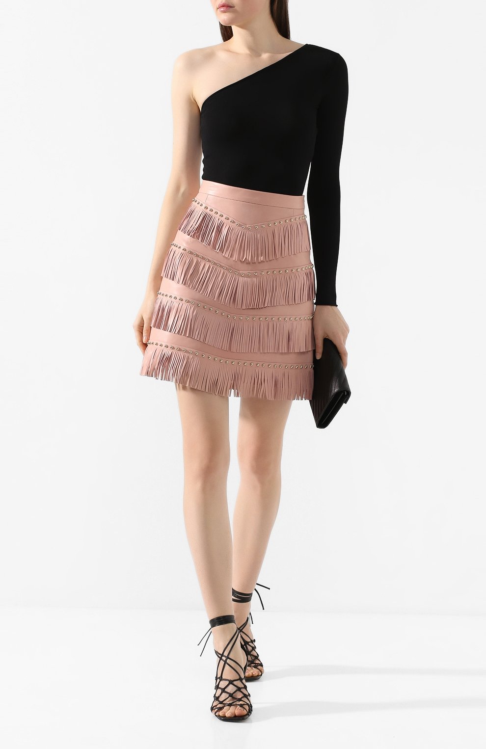 Кожаная юбка DROME, арт. DPD1920P/D1098P, фото 2