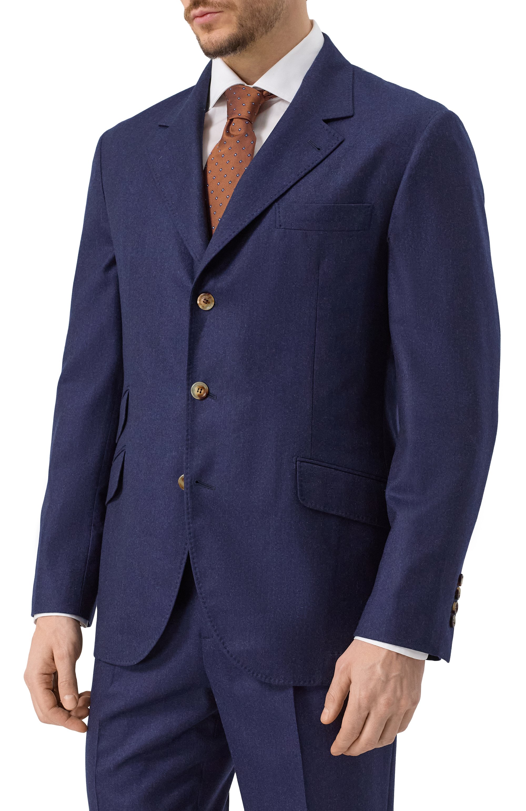 Шерстяной костюм BRUNELLO CUCINELLI, арт. ME226LDWH, фото 3