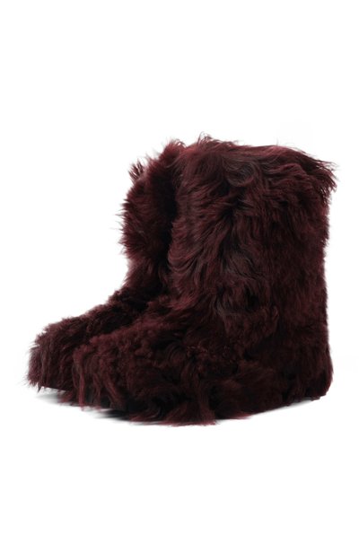 Женские сапоги из овчины GIORGIO ARMANI, арт. GW004397/AF30254