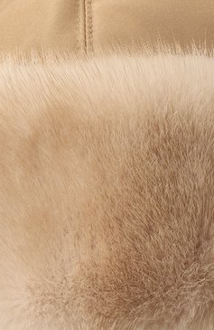 Детского шапка-ушанка с мехом FURLAND бежевого цвета, арт. 0196010010031600054 | Фото 3 (Материал: Натуральный мех, Текстиль; Нос: Не проставлено; Материал сплава: Проставлено; Региональные ограничения белый список (Axapta Mercury): Не проставлено)