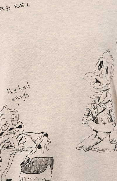 Хлопковый свитшот DOMREBEL светло-серого цвета по цене 37150 руб., арт. QUACK/SWEATSHIRT, фото 5 Хлопковый свитшот DOMREBEL, арт. QUACK/SWEATSHIRT, фото 5
