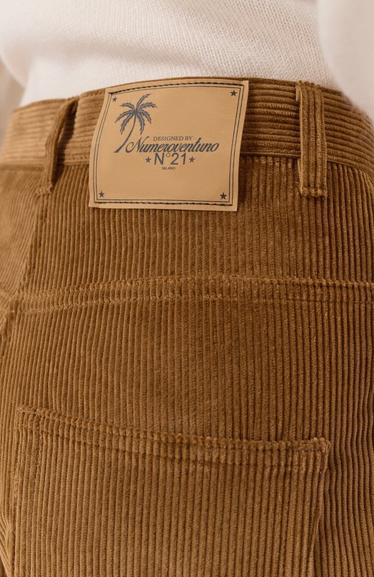 Вельветовые брюки N21 B071/0211 Коричневый  B071/0211 Фото 5