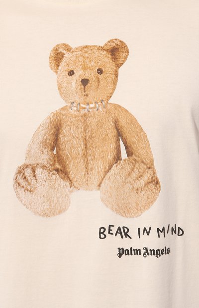 Хлопковая футболка PALM ANGELS, арт. PMAA001F24JER010, фото 5