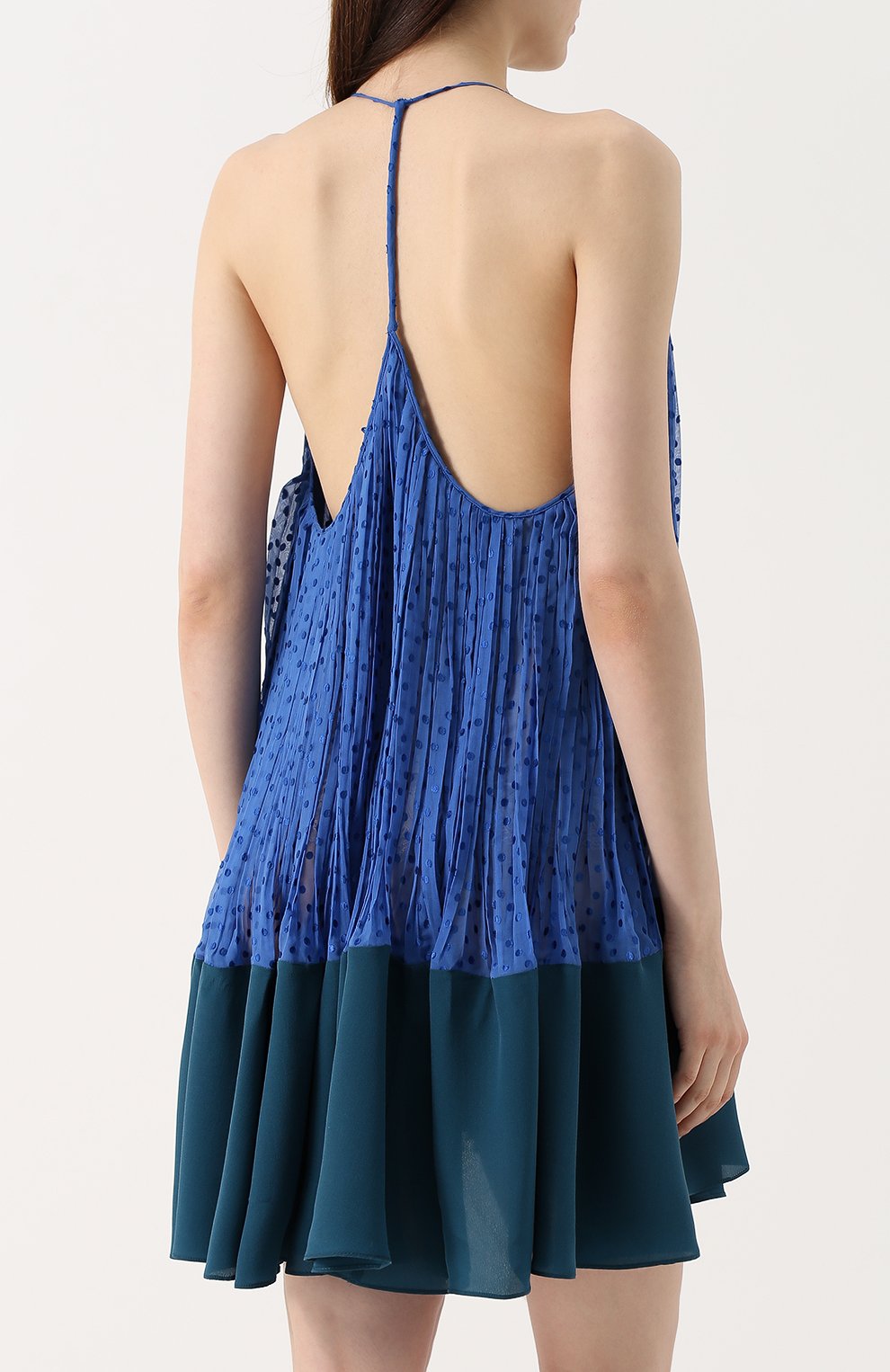 Шелковое мини-платье свободного кроя FENDI, арт. FAJ008/0AR, фото 4