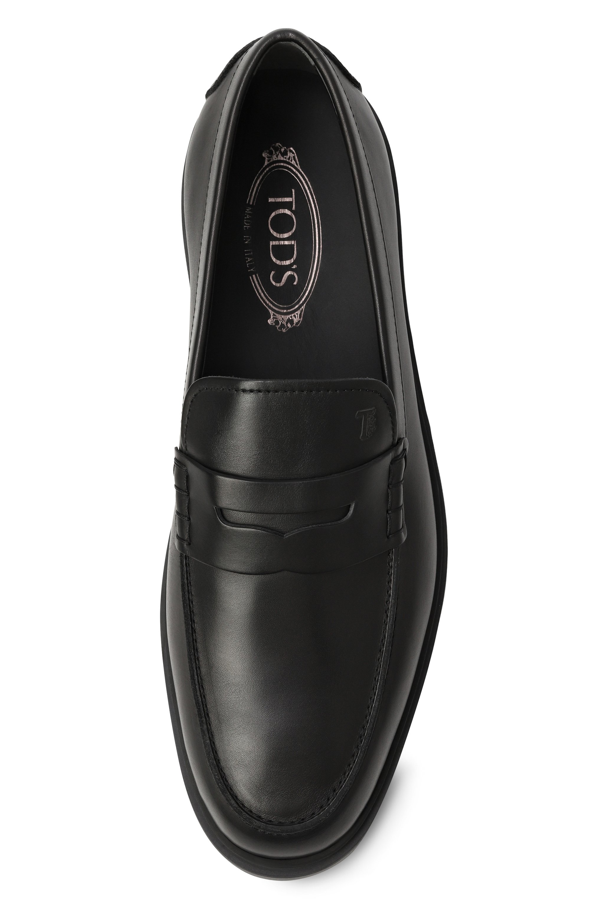 Кожаные пенни-лоферы TOD’S, арт. XXM59K00010N6M, фото 6