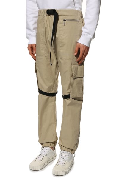 Хлопковые джоггеры OFF-WHITE, арт. 0MCF031S22FAB001, фото 3