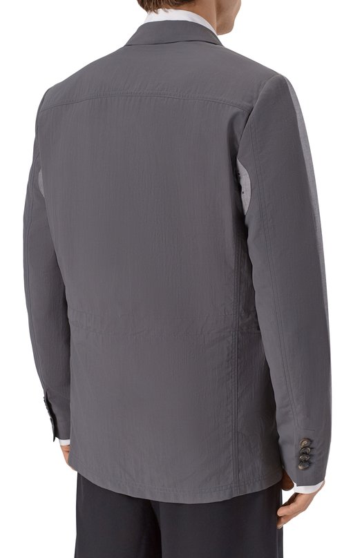 Шерстяной пиджак Moschino V0506/0222 Серый  V0506/0222 Фото 4