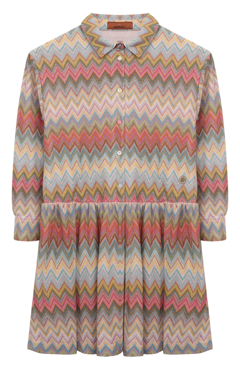 Платье-рубашка MISSONI разноцветного цвета по цене 34650 руб., арт. MV1A40/Q0062/6-10, фото 1 Платье-рубашка MISSONI, арт. MV1A40/Q0062/6-10, фото 1